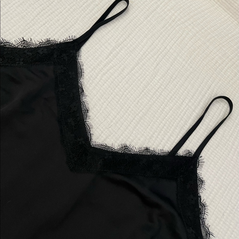 Topshop | Black Lace Camisole | Size 6